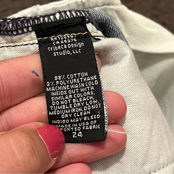 Nili Lotan Julie Pleated Denim Shorts Jorts - Picture 4 of 10